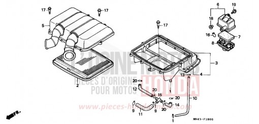 FILTRE A AIR CBR600FJ de 1988